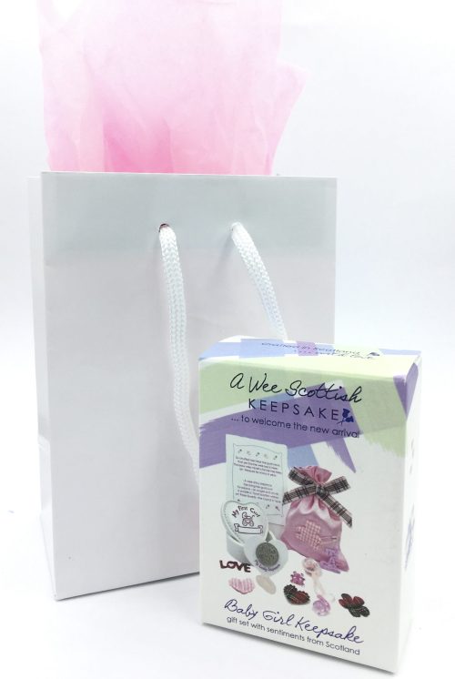 Baby Girl Keepsake box and gift bag